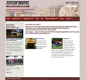 Taylor Rental (Torrington) Website